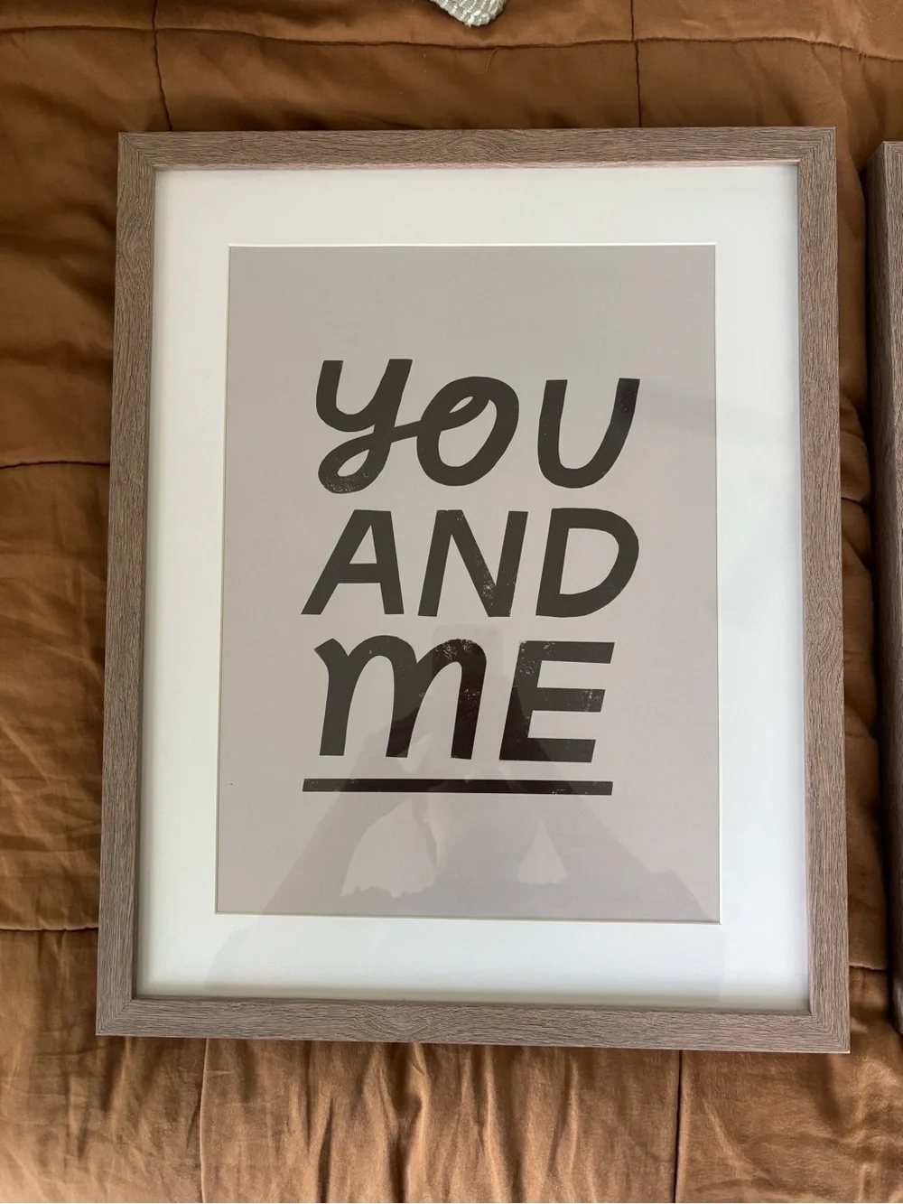 threshold you & me togetherness framed prints set of 2